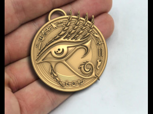 EYE HORUS PENDANT Model Cetak 3D