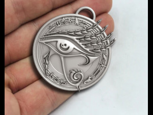 EYE HORUS PENDANT Model Cetak 3D