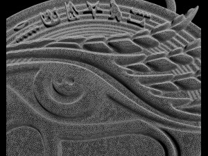 EYE HORUS PENDANT Model Cetak 3D