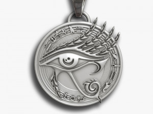 EYE HORUS PENDANT Model Cetak 3D