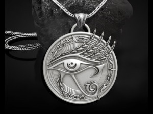 EYE HORUS PENDANT Model Cetak 3D