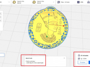 NEFERTITI QUEEN PENDANT 3D 프린트 모델
