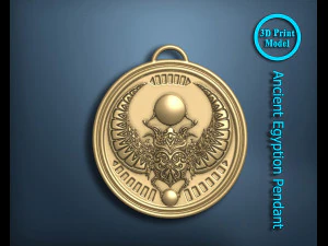 ANCIENT SCARAB PENDANT 3D Print Model