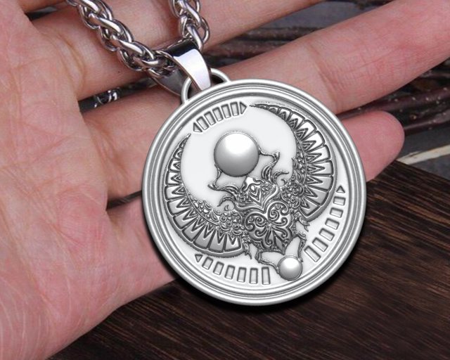 ANCIENT SCARAB PENDANT Modello di stampa 3D .c4d .max .obj .3ds .fbx .stl .blend 