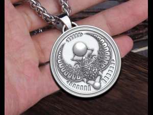 ANCIENT SCARAB PENDANT 3D Print Model