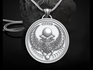 ANCIENT SCARAB PENDANT 3D Print Model