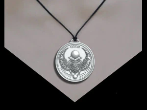 ANCIENT SCARAB PENDANT 3D Print Model