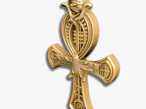 Ankh Cross Pendant 3D Print Model