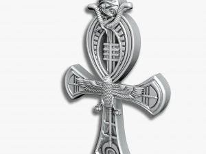 Ankh Cross Pendant 3D Print Model