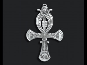 Ankh Cross Pendant Modèles 3D en vedette