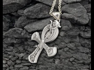 Ankh Cross Pendant 3D Print Model