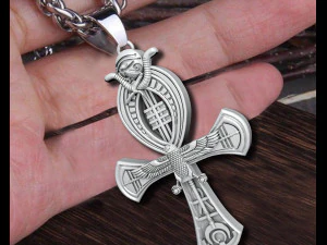 Ankh Cross Pendant 3D Print Model