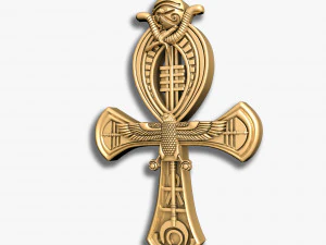 Ankh Cross Pendant 3D Print Model
