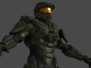 master chief high polygons 3D Model