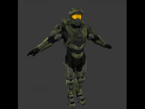 master chief high polygons 3D Model