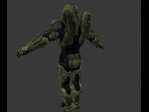 master chief high polygons Model 3D