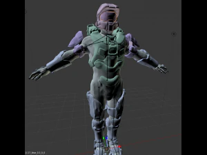 master chief high polygons 3D Model