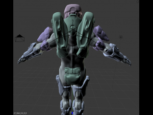 master chief high polygons Model 3D