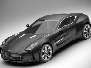 aston martin one-77 3D Model