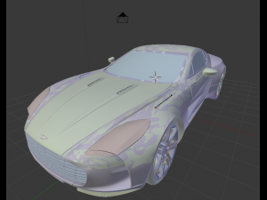 aston martin one-77 3D Модель