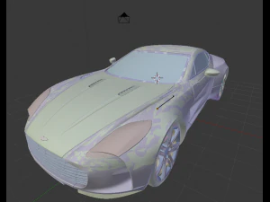 aston martin one-77 3D Model
