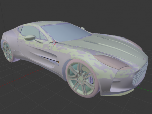 aston martin one-77 3D Модель