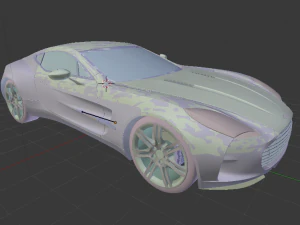 aston martin one-77 3D Model