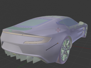 aston martin one-77 3D Модель