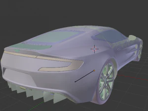aston martin one-77 3D Model