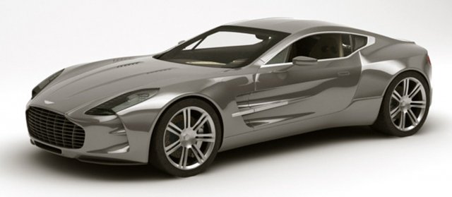 aston martin one-77 3D Модель .c4d .max .obj .3ds .fbx .stl .blend 