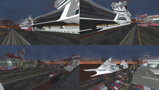 cruise terminal 3D Model .c4d .max .obj .3ds .fbx .stl .blend