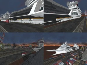 क्रूज़ टर्मिनल 3D मॉडल