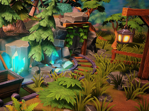 fantasy moba - summer and winter asset pack Model 3D
