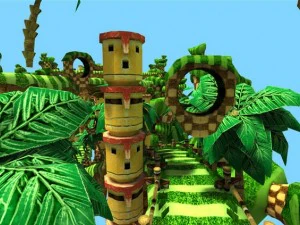 platformer- runner game level mobile ready 3D Model