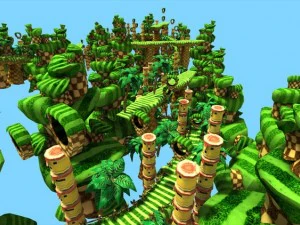 platformer- runner game level mobile ready 3D Model