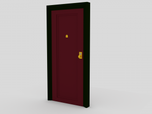 door and kitchen pack 3D 模型