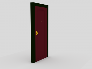 door and kitchen pack 3D 模型