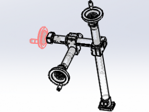 xyz axis fine-tuning handle Modelo 3D