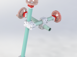 xyz axis fine-tuning handle Modelo 3D