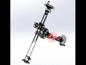 xyz axis fine-tuning handle 3D Model