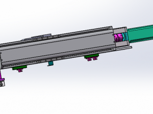 three-axis screw rod module Modelo 3D