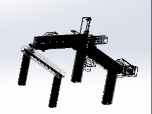 three-axis screw rod module Modelo 3D