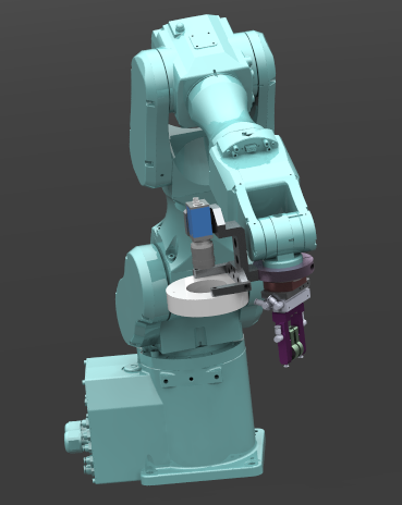 six-axis manipulator 3D Model .c4d .max .obj .3ds .fbx .stl .blend 