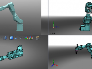 six-axis manipulator 3D Model
