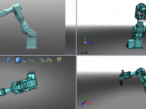 six-axis manipulator 3D Model