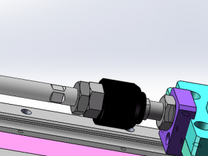 pneumatic conveying clamping platform Model 3D