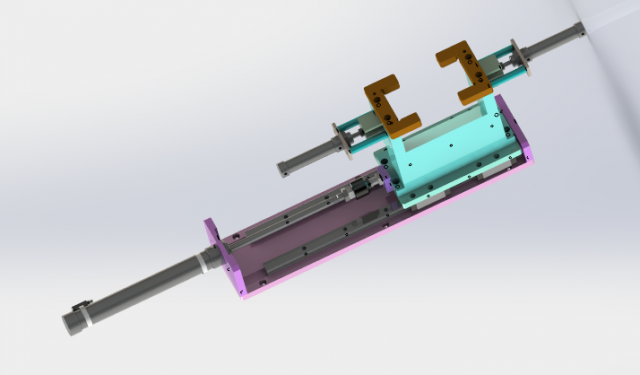 pneumatic conveying clamping platform Model 3D .c4d .max .obj .3ds .fbx .stl .blend 