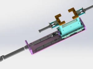 공압 운반 클램핑 플랫폼 3D 모델