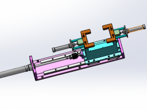 pneumatic conveying clamping platform Model 3D