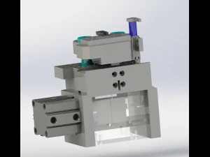 m&eacute;canisme transversal intelligent de l'axe z Modèle 3D